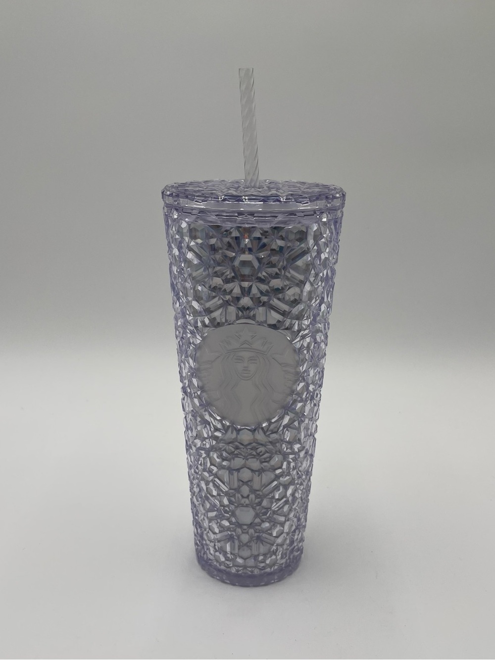 Starbucks 2024 Holiday Silver Iridescent Gemstone Venti Cold 24 oz Tumbler